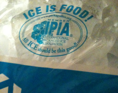 Ice is food?