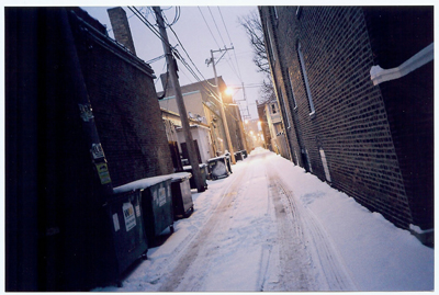 snow alley northside Chicago