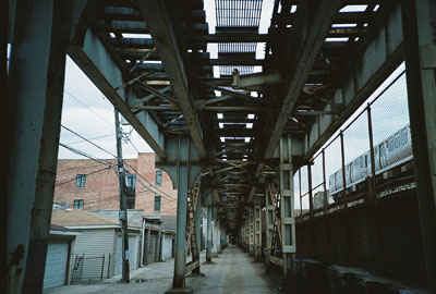 Under the tracks