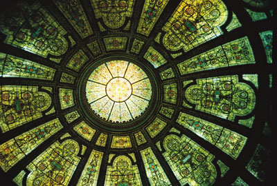 Chicago Cultural Center ceiling