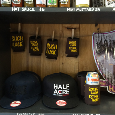 Such Luck coozies at Half Acre